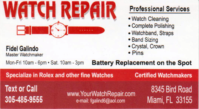Watch Repair